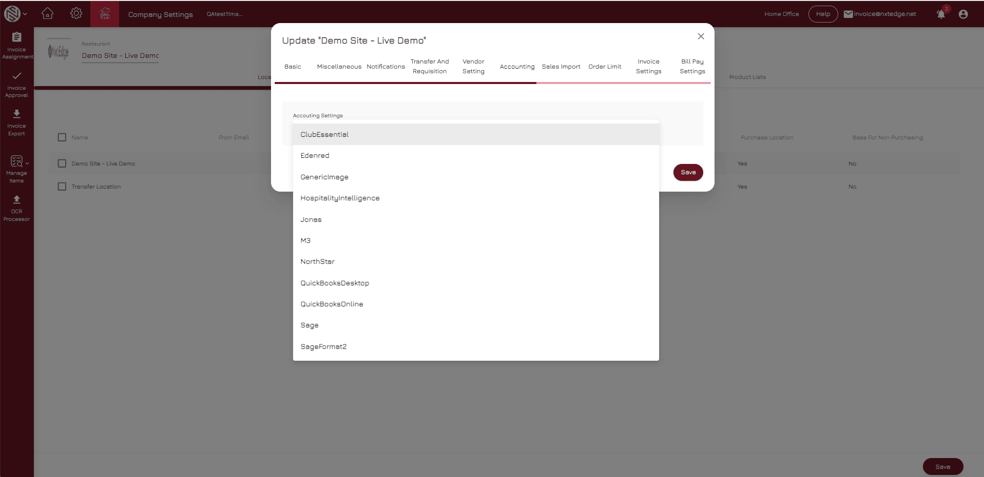 Flexible Accounting Integrations