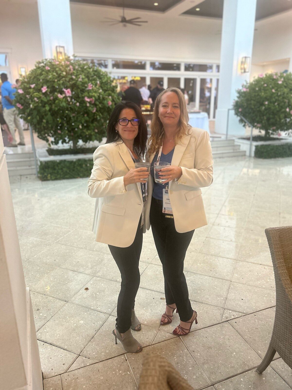 NxtEdge connecting with hospitality professionals during the conference networking reception