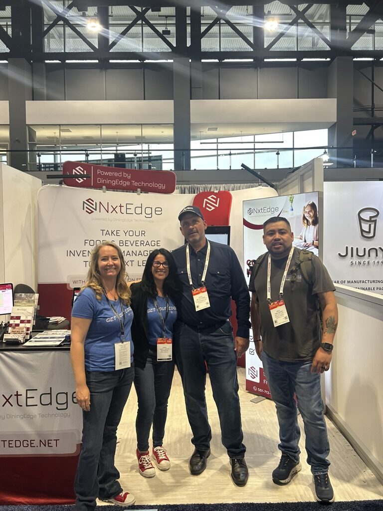 NxtEdge team with restaurant operators at the National Restaurant Association Show in Chicago
