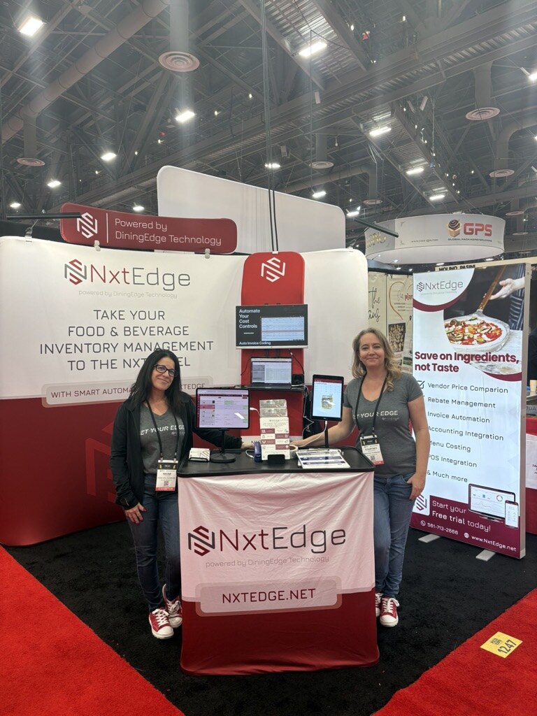 NxtEdge by DiningEdge booth at the International Pizza Expo in Las Vegas