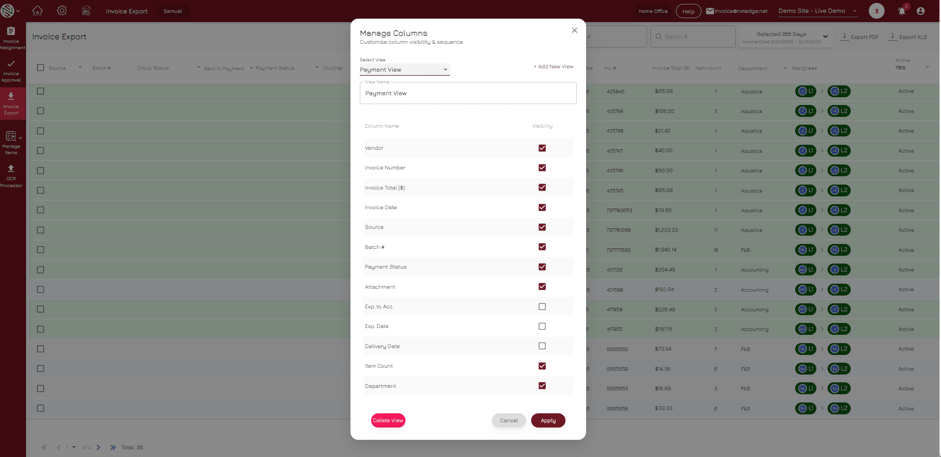 NxtEdge Electronic Vendor Payments