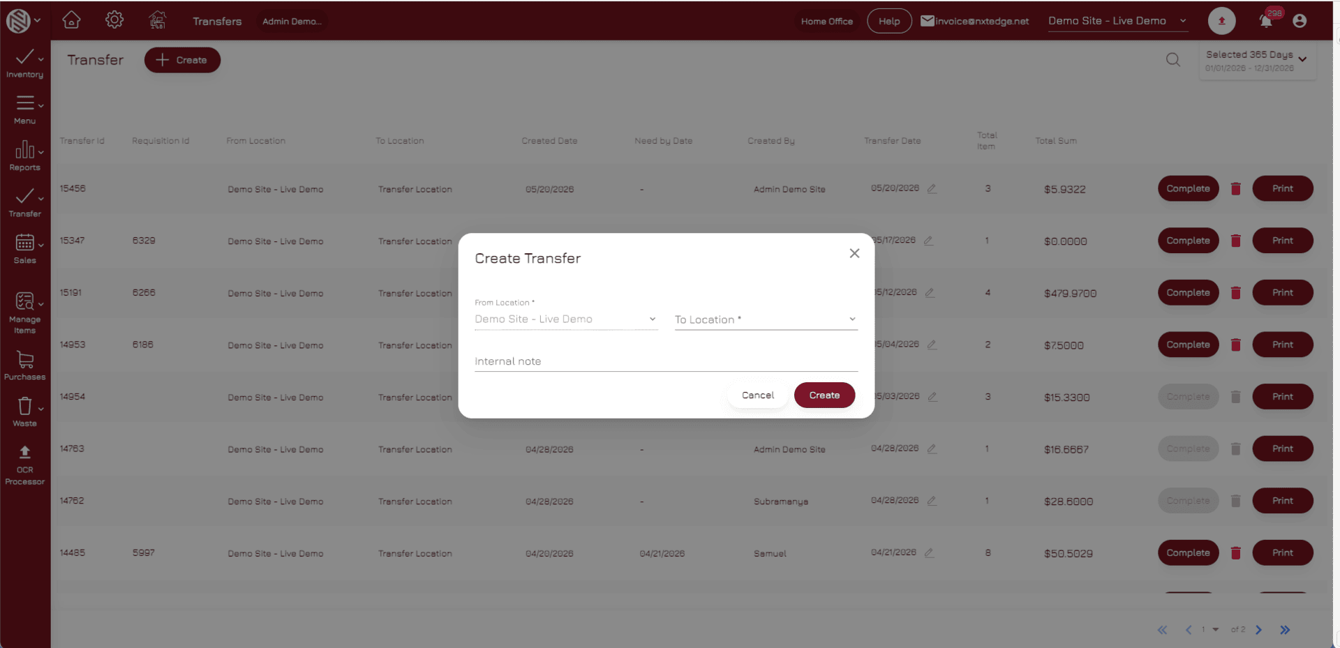 Create, Approve & Fulfill From Anywhere — NxtEdge transfer and requisition reporting