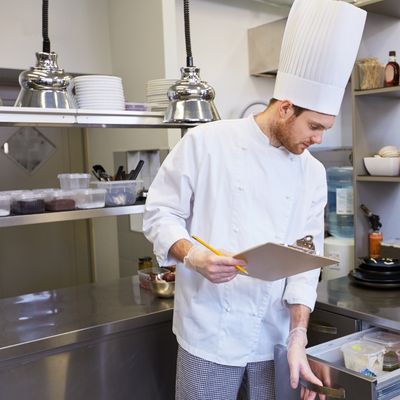 1 A chef in a kitchen